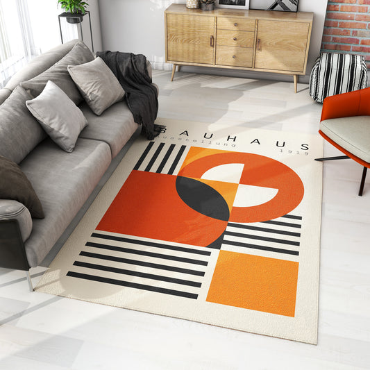 Bauhaus, Exhibition Poster Rug, Mid Century Modern, Bauhaus Print, Minimalist Rug